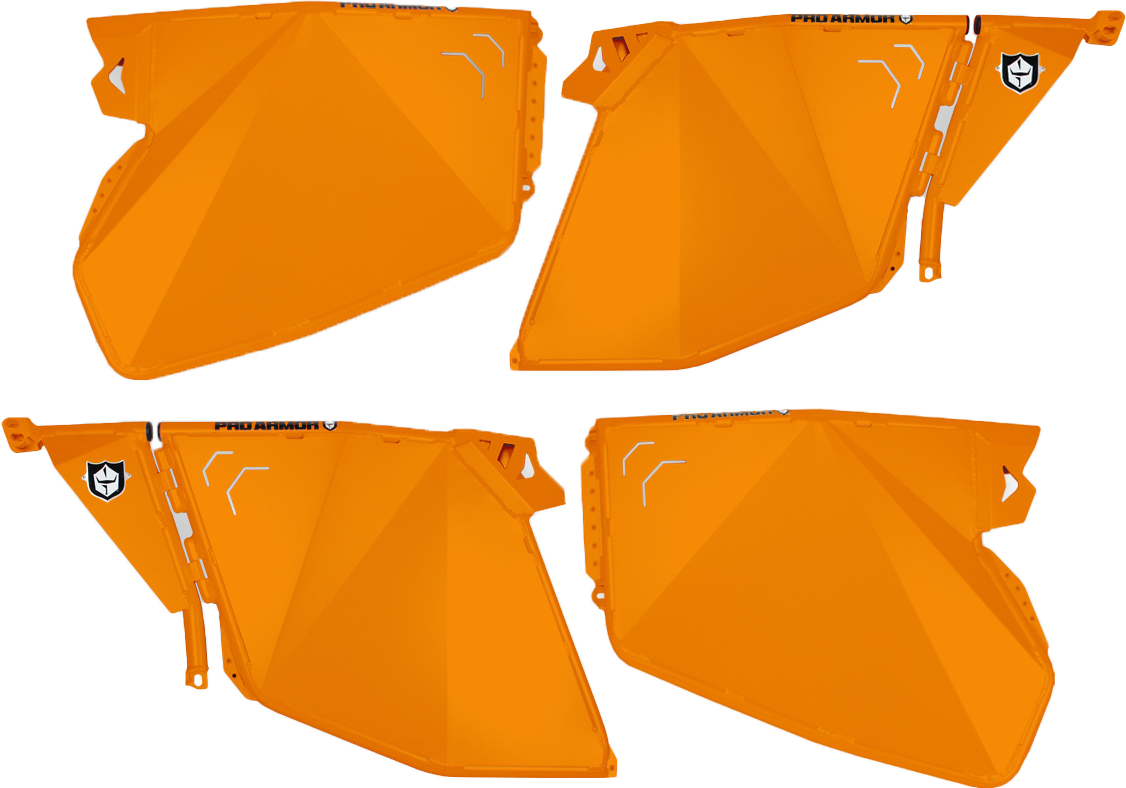 PRO ARMOR Traditional Half Doors Orange Pol P144D000OR-446