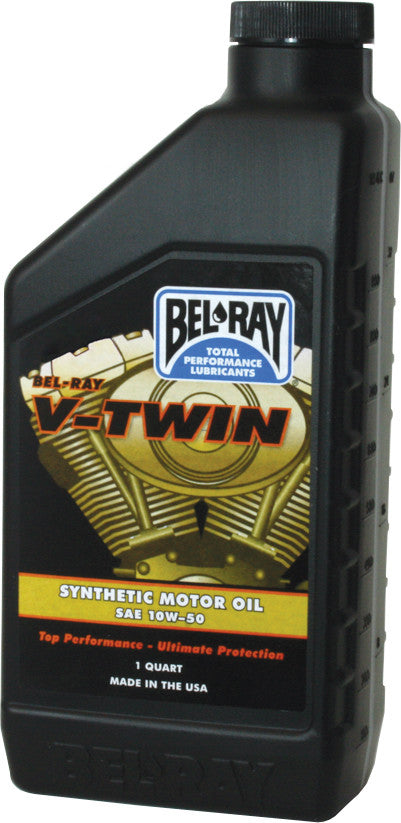 BEL-RAY V-Twin Synthetic Motor Oil 10w-50 1qt 96915-BT1QB