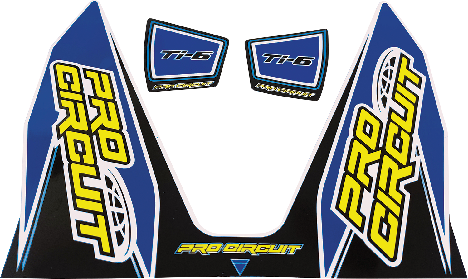 PRO CIRCUIT Ti-6 Decal - Dark Blue DC22TI6-DB