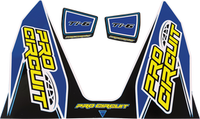 PRO CIRCUIT Ti-6 Decal - Dark Blue DC22TI6-DB