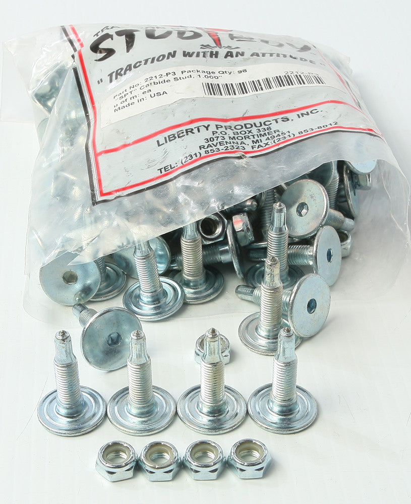 STUD BOY Spt Carbide Studs 1.00" 96/Pk 2212-P3