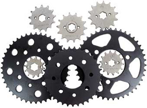 JTRear Sprocket Steel 42t-525 Blk KawJTR1489.42ZBK