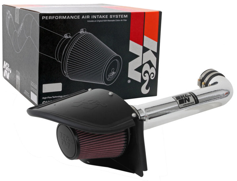 K&N 12-18 Jeep Wrangler V6-3.6L High Flow Performance Intake Kit (12-15 CARB Approved) 77-1566KP