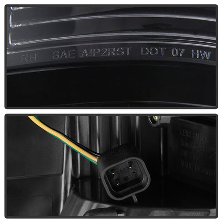 xTune 13-18 Dodge Ram 1500 LED Tail Lights - Black (ALT-ON-DRAM13V2-LBLED-BK) 9041013