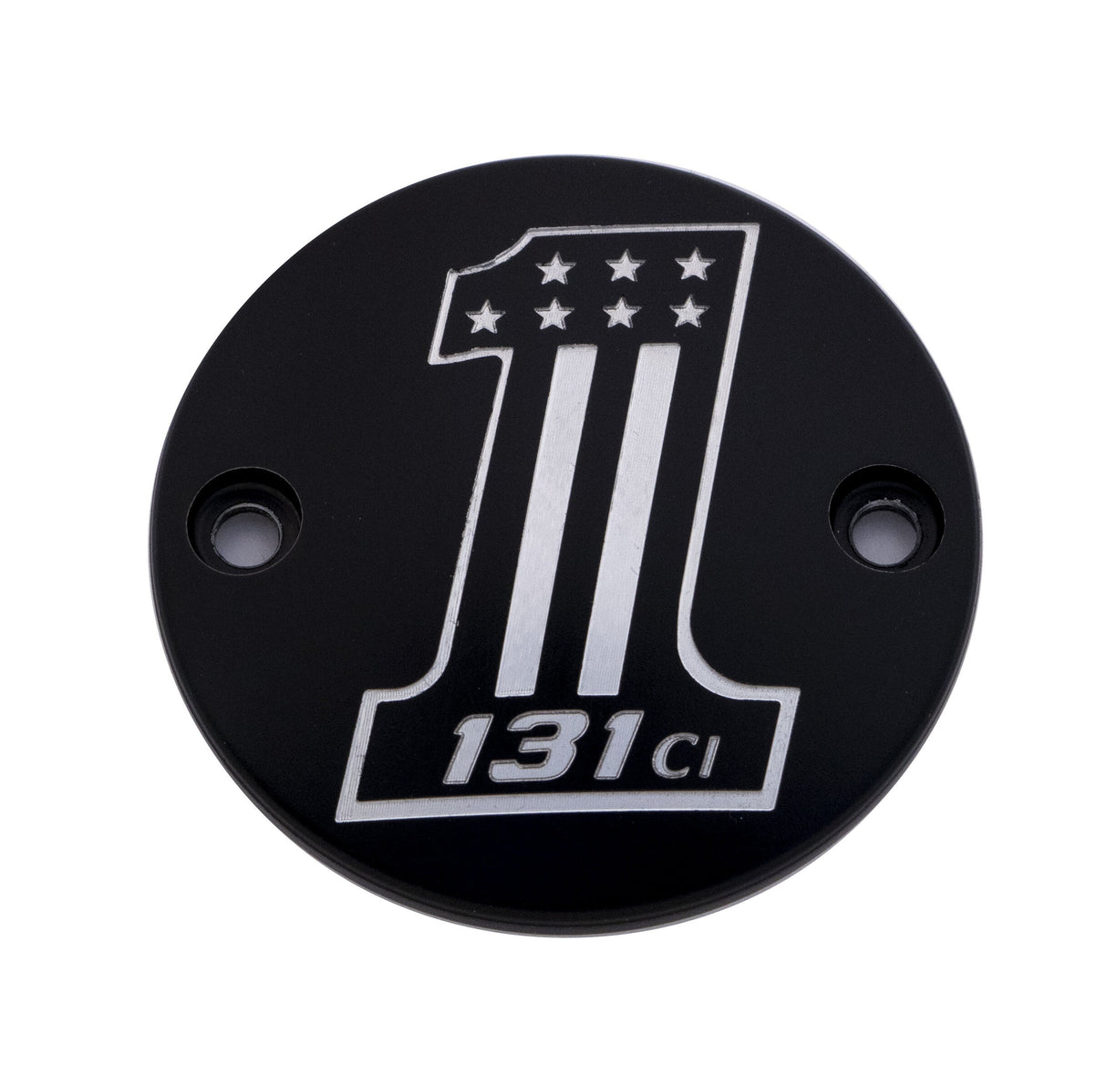 CUSTOM ENGRAVING M8 Timer Cover 131 Black 131-14-63BG