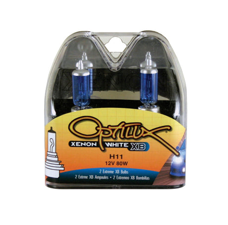 Hella Optilux XB Extreme Type H11 12V 80W Blue Bulbs - Pair LAH71071032