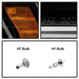 Spyder 19-22 Dodge Ram 2500 (Halogen Only) Projector Headlights - Black PRO-YD-DR19HDHALSI-SEQ-BK 5088611