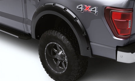 Bushwacker 11-16 Ford F-250 / F-350 Super Duty (Excl. Dually) Forge Style Flares 4pc - Black 28314-08