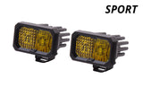 Diode Dynamics Stage Series 2 In LED Pod Sport - Yellow Combo Standard ABL (Pair) DD6391P