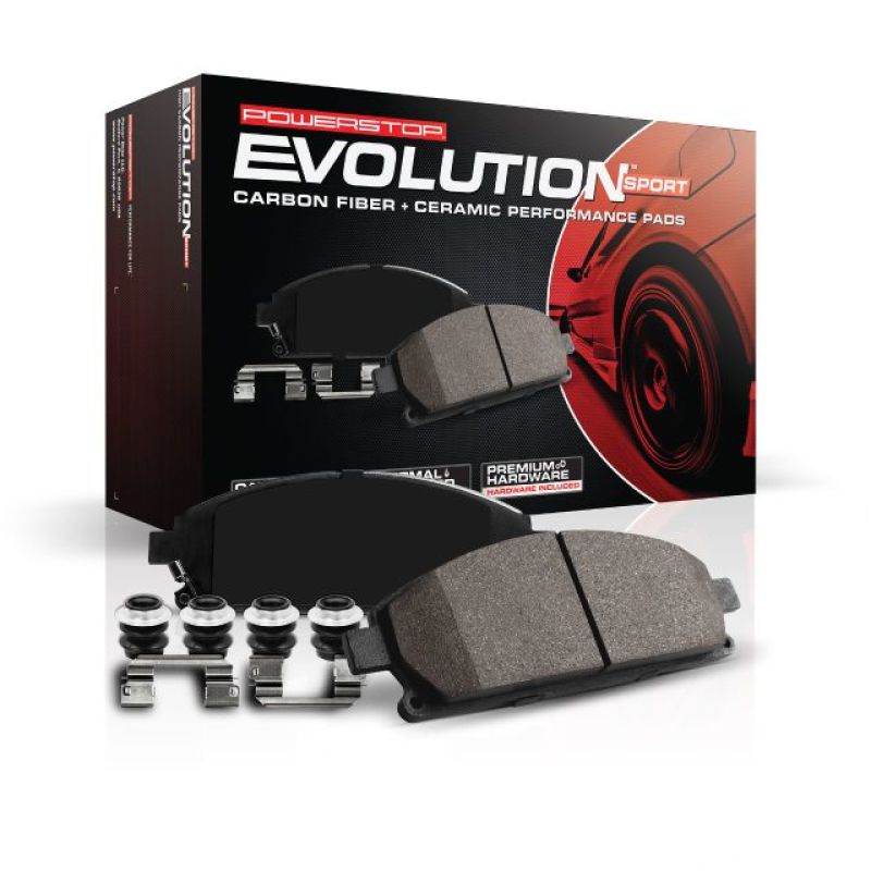 Power Stop 08-19 Cadillac Escalade Front Z23 Evolution Sport Brake Pads w/Hardware Z23-1363