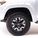 EGR 14+ Chev Silverado 6-8ft Bed Bolt-On Look Color Match Fender Flares - Set - Summit White 791574-GAZ