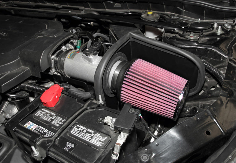 K&N 13-14 Honda Accord 3.5L V6 69 Series Typhoon Air Intake System - Silver Cold Air Intake Kit 69-1212TS
