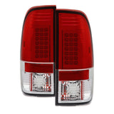Spyder Ford F150 side 97-03/F250/350 Duty 99-07 LED Tail Lights Red Clear ALT-YD-FF15097-LED-RC 5003485