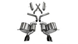 Corsa 12-14 Jeep Grand Cherokee 6.4L V8 Black Sport Cat-Back Exhaust 14466BLK