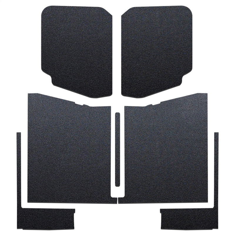 DEI 20-22 Jeep Gladiator JT 4-Door Boom Mat Complete Headliner Kit - 7 Piece - Black 50183