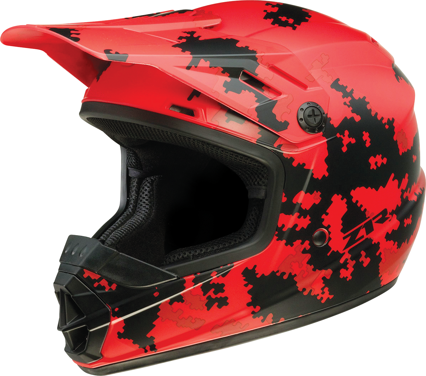 Z1R Youth Rise Helmet - Digi Camo - Red - Large 0111-1462