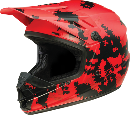 Z1R Youth Rise Helmet - Digi Camo - Red - Large 0111-1462