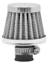 K&N 2in Base OD x .375in Flange ID x 1.75in H Rubber Base Crankcase Vent Filter - White 62-1600WT