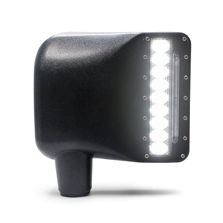 DV8 Offroad 07-18 Jeep Wrangler JK LED Mirror Housing w/ Turn Signal Option BCME27W3W