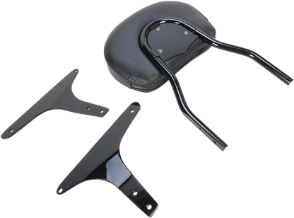 COBRA Round Sissy Bar - Standard - Black - Softail 602-1301B