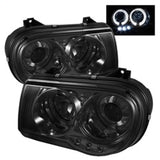 Spyder Chrysler 300C 05-10 Projector Headlights LED Halo LED Smke (Not Included) PRO-YD-C300C-HL-SM 5009159