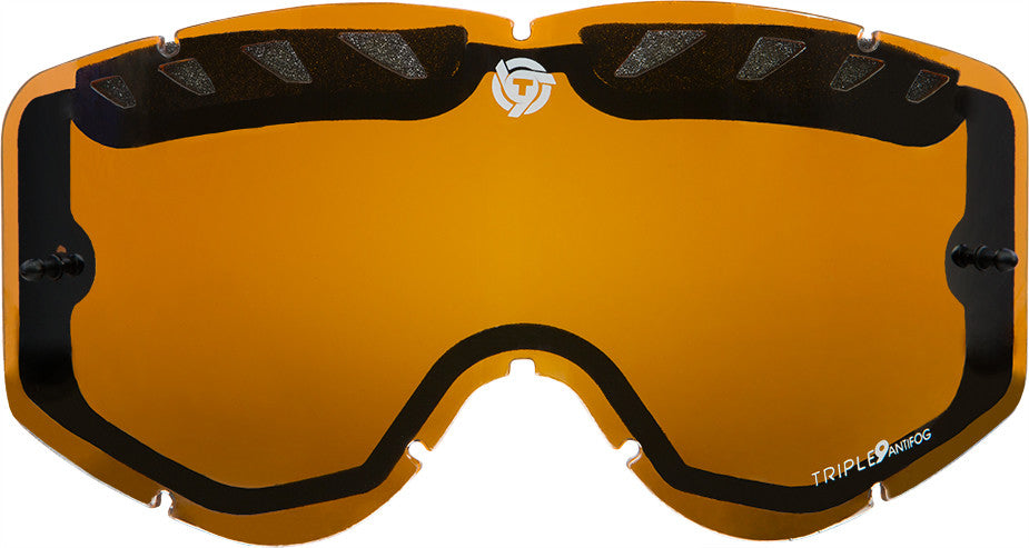 TRIPLE 9 T-9 Dual Lens Chrome W/T.O. S/M SKG-27 W/TO POSTS CH
