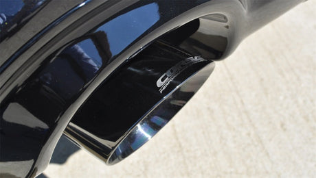 Corsa 15-16 Jeep Grand Cherokee Black 2.5in Dual Rear Exit Cat-Back Exhaust 14991BLK