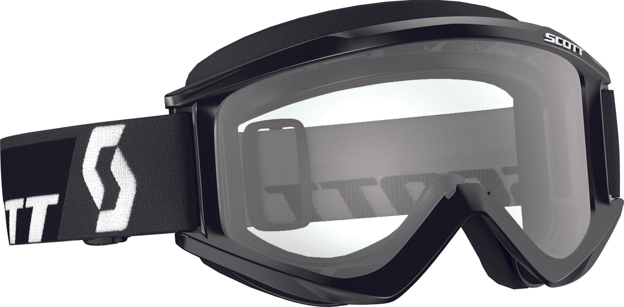 SCOTT Recoil Xi Sand/Dust Goggle Black W/Clear Lens 247010-0001119