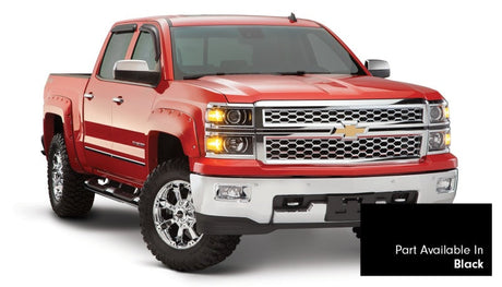 Bushwacker 16-18 Chevy Silverado 1500 Fleetside Pocket Style Flares 4pc 69.3in Bed - Black 40959-34