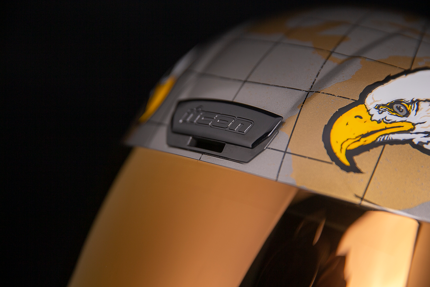 ICON Airform™ Helmet - Semper Fi - Gold - XS 0101-13663