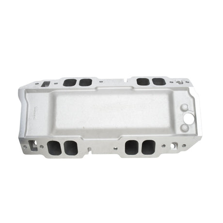 Edelbrock Manifold Chevy BB 9 8 Deck (Short) Super Victor 565 Thick Flange Rect Port Heads 2895