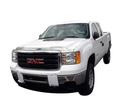 AVS 11-14 GMC Sierra 2500 Aeroskin Low Profile Hood Shield - Chrome 622029