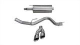 Corsa 2015 Ford F-150 5.0L V8 (Super Crew Cab) Polished Sport Single Side Dual 4in Tips CB Exhaust 14837
