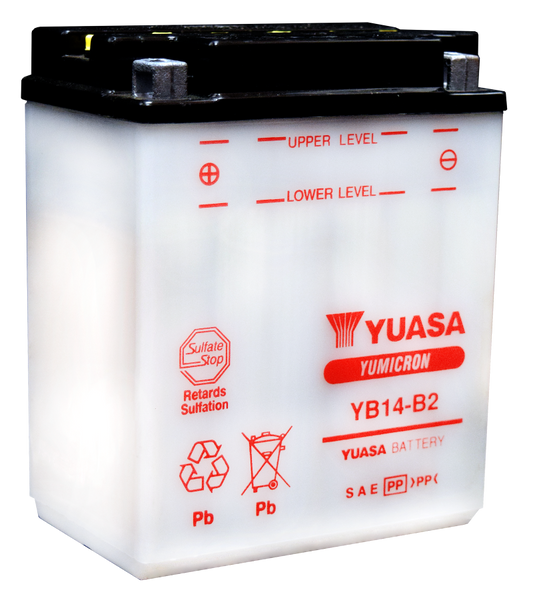 Yuasa YB14-B2 Yumicron CX 12 Volt Battery