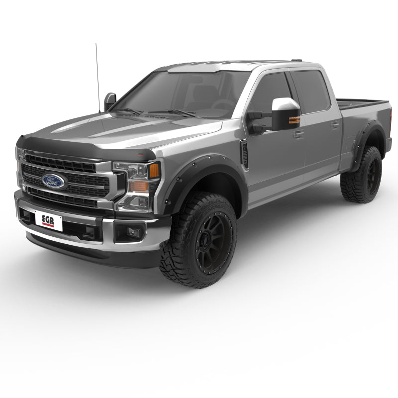 EGR 17+ Ford F-250/F-350 Superguard Hood Shield - Smoke Finish 303911