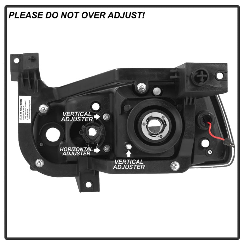 Spyder Dodge Charger 06-10 Projector Headlights - LED Light Bar - Black PRO-YD-DCH05V2-LB-BK 5085245