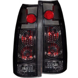 ANZO 1999-2000 Cadillac Escalade Taillights Dark Smoke G2 211156