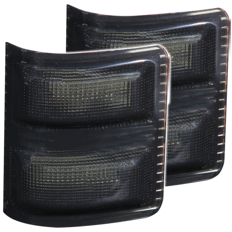 ANZO LED Mirror Lights 2008-2015 Ford F-250 LED Mirror Lights Smoke w/ Amber LED 861103