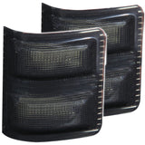 ANZO LED Mirror Lights 2008-2015 Ford F-250 LED Mirror Lights Smoke w/ Amber LED 861103