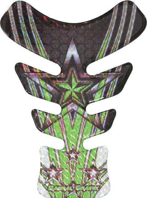 RASCAL GRAFIK Mini Tank Pad Metal Flake Stars Silver/Green/Black RA38945