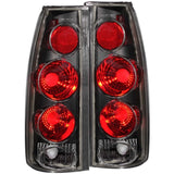 ANZO 1999-2000 Cadillac Escalade Taillights Black 3D Style 211019