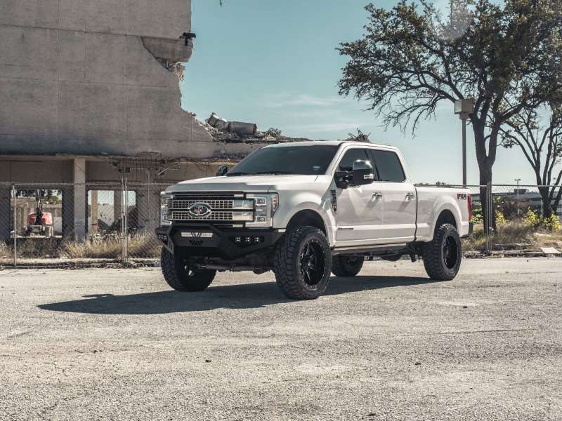 Road Armor 17-20 Ford F-250 SPARTAN Front Bumper Bolt-On Pre-Runner Guard - Tex Blk 6172XFPRB
