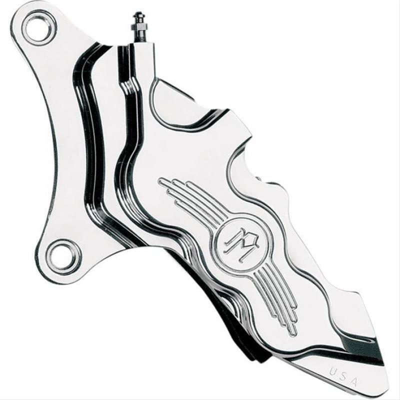 Performance Machine  Frt 6 Pistn Diff Bore Clpr - Chrome 0051-2917-CH