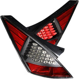 ANZO 2003-2005 Nissan 350Z LED Taillights Black 321099