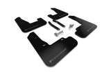 Rally Armor 2019+ Hyundai Elantra N Line UR Black Mud Flap w/ Grey Logo MF59-UR-BLK/GRY
