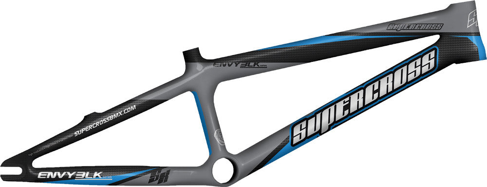 SUPERCROSS Envy Blk 20" Race Frame Black/White/Blue Pro Xl SXC-PXL-BLK