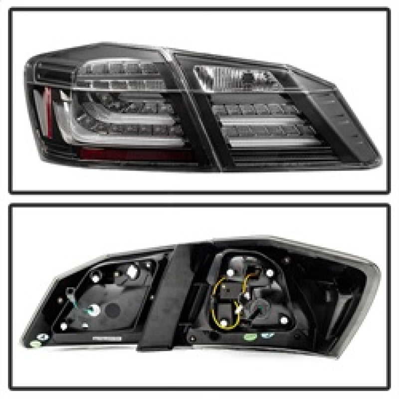 Spyder Honda Accord 2013-2015 4DR LED Tail Lights - Black ALT-YD-HA13LED-LED-BK 5082053
