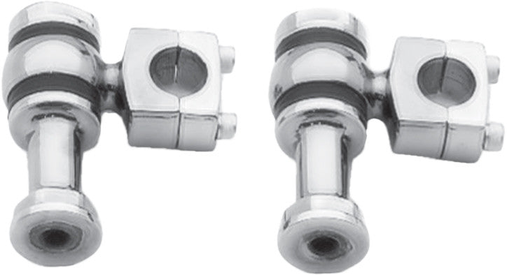 PAUGHCOOffset Post Style Risers Chrome 3"X2" Off Set353-1