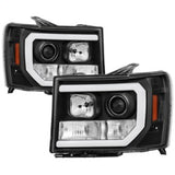 Spyder GMC Sierra 1500/2500/3500 07-13 V2 Projector Headlights- Black PRO-YD-GS07V2-LBDRL-BK 5083630