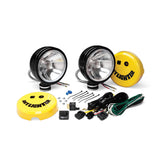 KC HiLiTES Daylighter 6in. Halogen Light 100w Spread Beam (Pair Pack System) - Black SS 234
